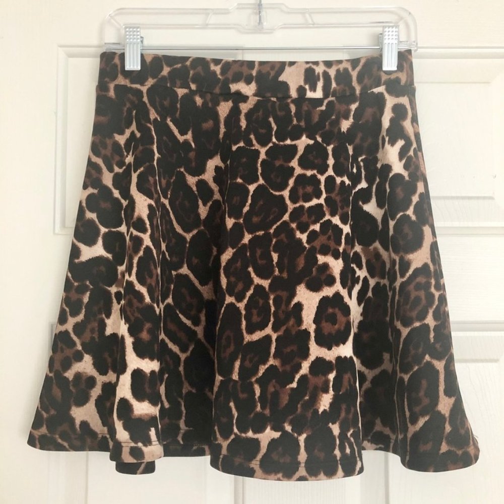Leopard Print Skirt